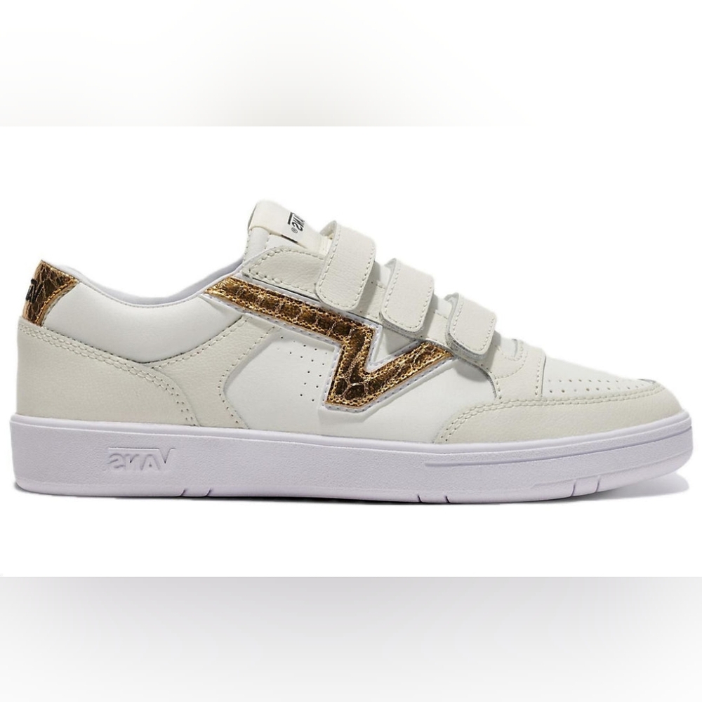 Vans Lowland Comfy Cush V Metallic Marshmallow/Gold Unisex Women's Shoes Size 7 - Picture 6 of 8